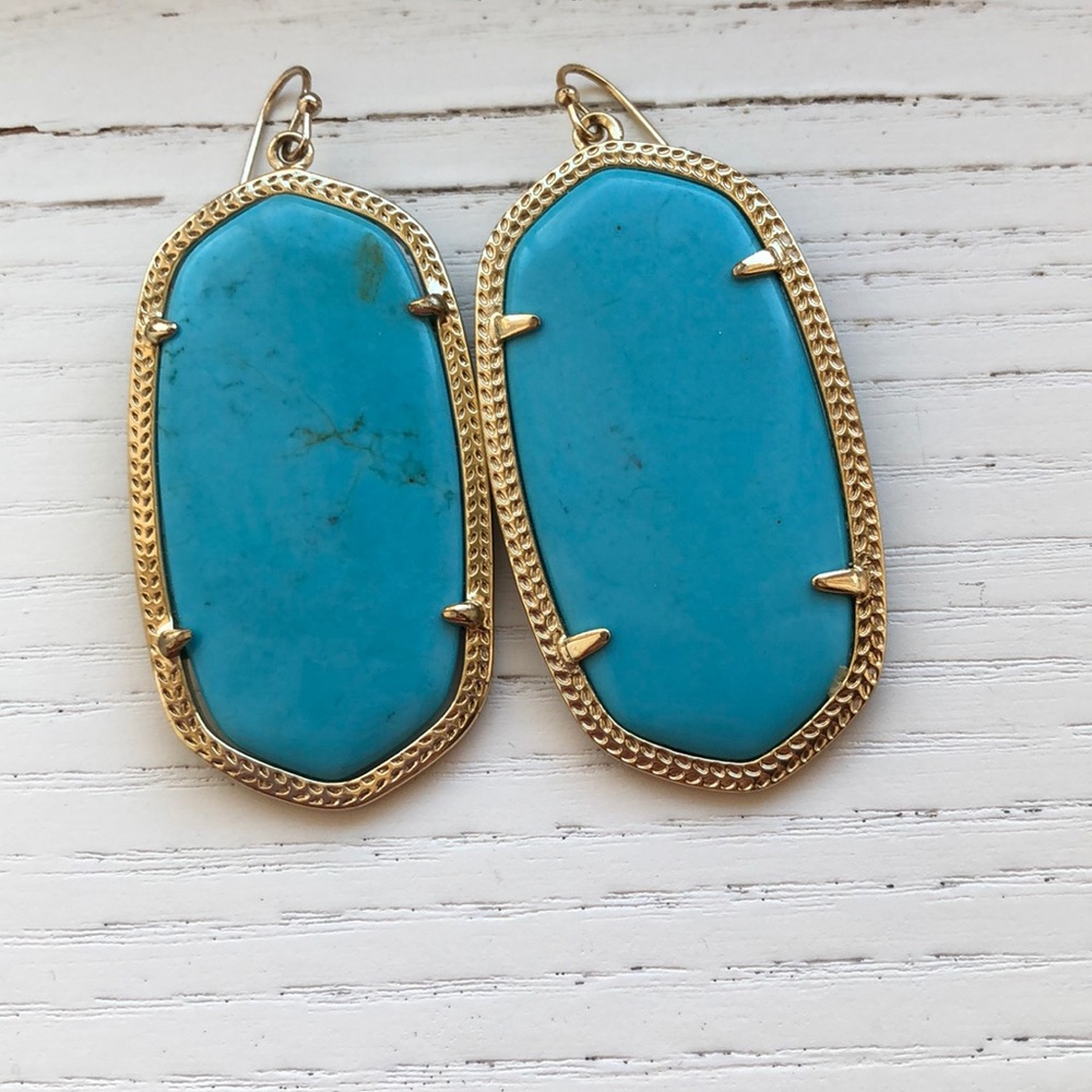 Kendra Scott Turquoise Danielle Earrings